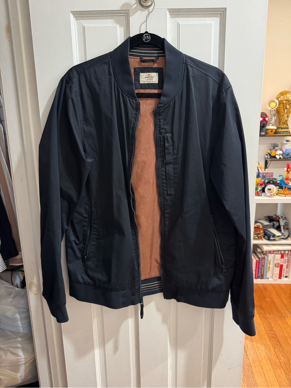 Marine Layer Men's Navy Bomber Jacket